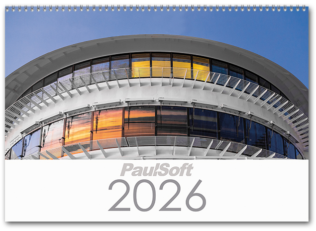 Deckblatt PaulSoft Kalender 2026